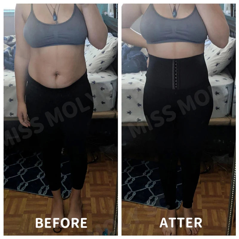 High -waisted leggings slimming