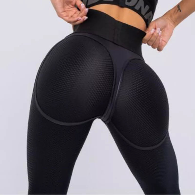 Czarne legginsy push up