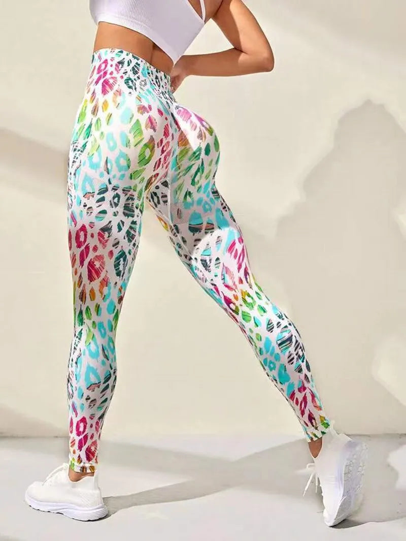 Kolorowe legginsy