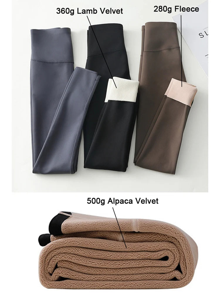 Cieple legginsy damskie