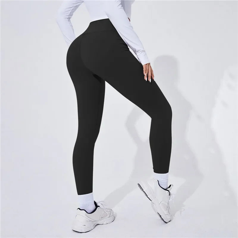 Legginsy do biegania damskie czarne