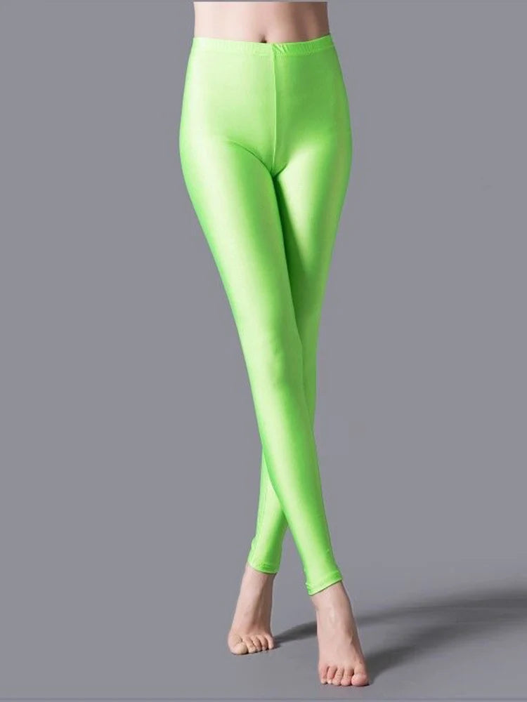 Legginsy błyszczące