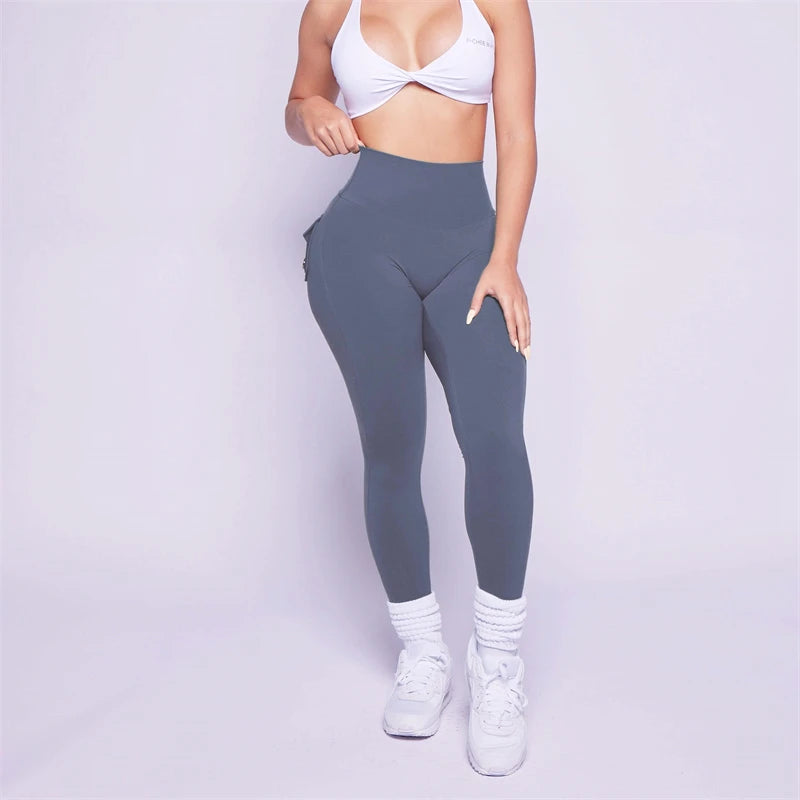 Eleganckie legginsy z kieszeniami