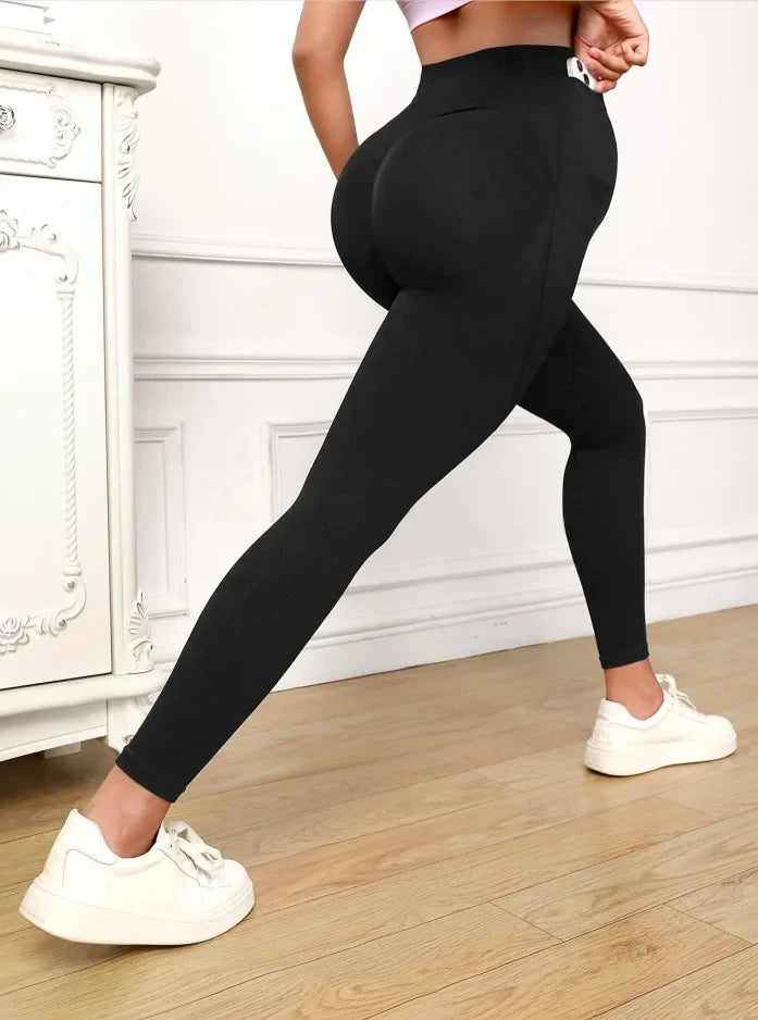 Black maternity leggings