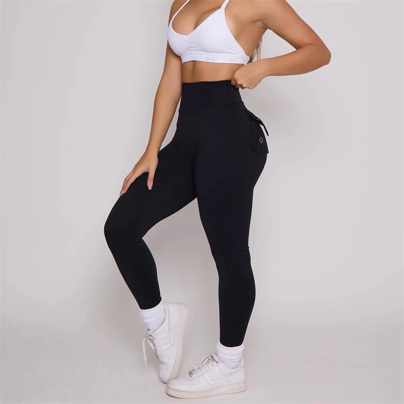 Eleganckie legginsy z kieszeniami