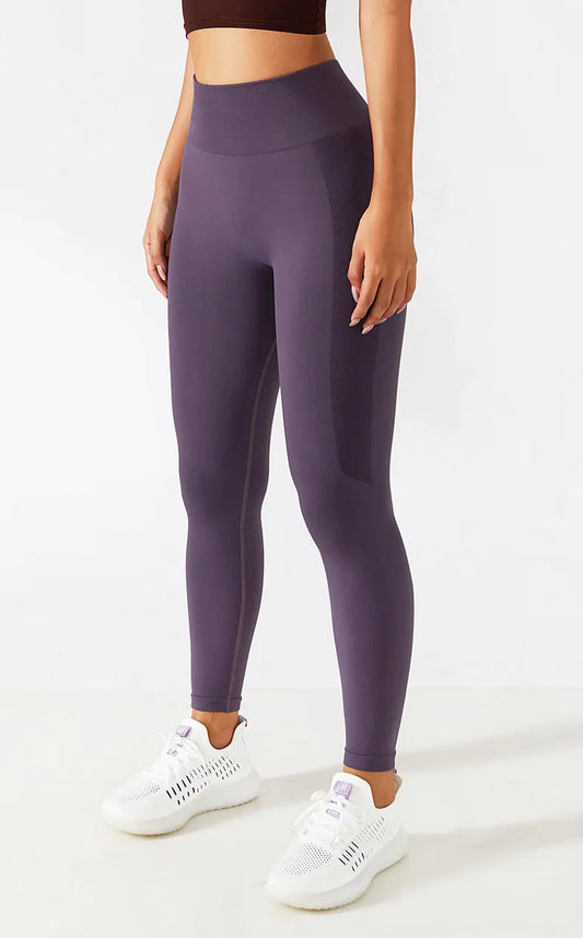 Legginsy push up prążkowane