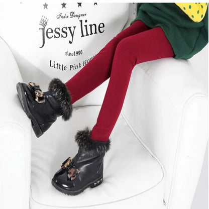 Legginsy ocieplane dla dzieci