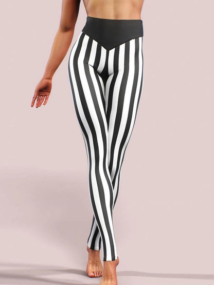 Women's stripes leggings