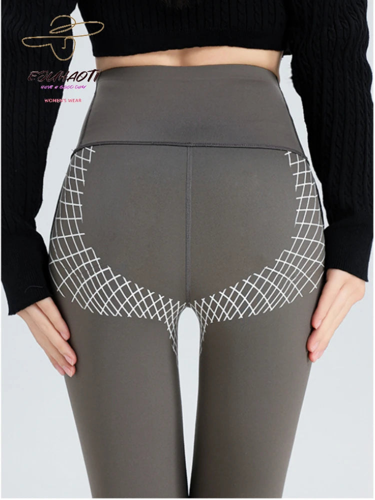 High -waisted bell leggings