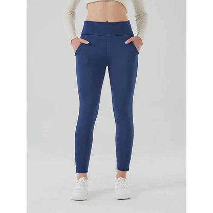 Legginsy ocieplane polarem damskie