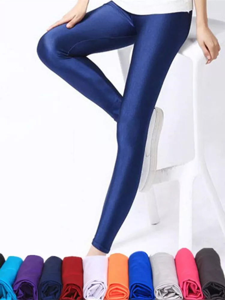 Legginsy błyszczące