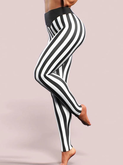 Women's stripes leggings