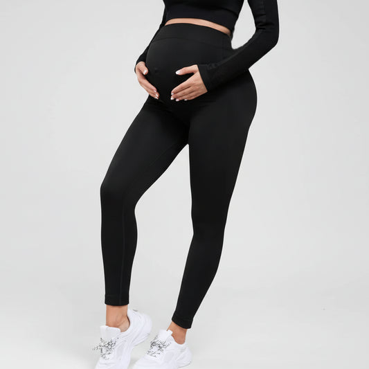Legginsy ciążowe czarne