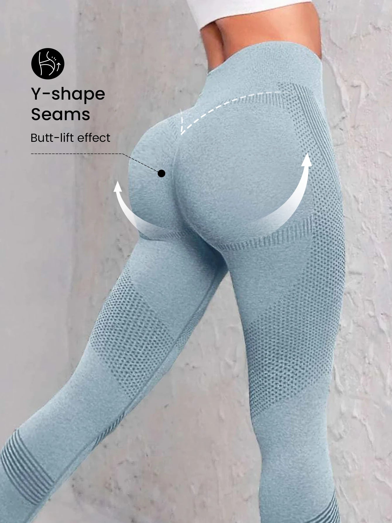Leggings with a push up effect