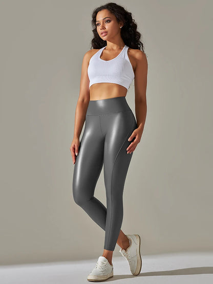 Legginsy imitacja skóry