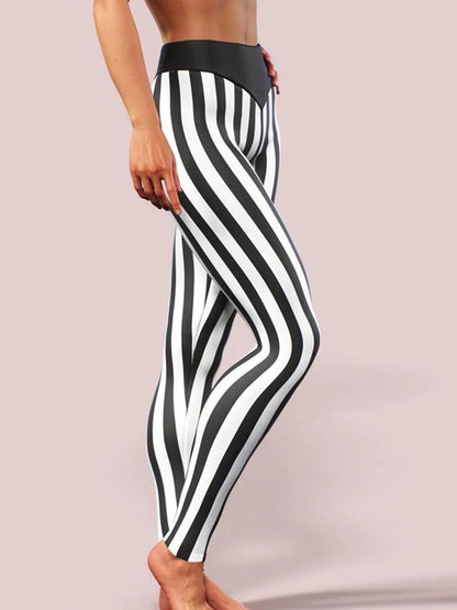 Women's stripes leggings