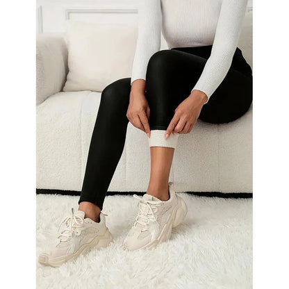 Legginsy ocieplane polarem damskie