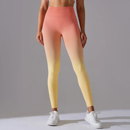 Colorful yoga leggings