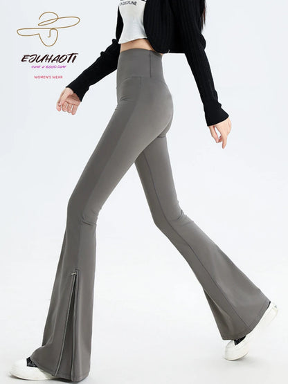 High -waisted bell leggings