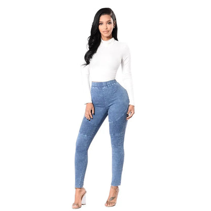 High -waisted women's Jeans Push up