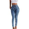 High -waisted women's Push Up jeans