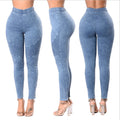 High -waisted women's Jeans Push up