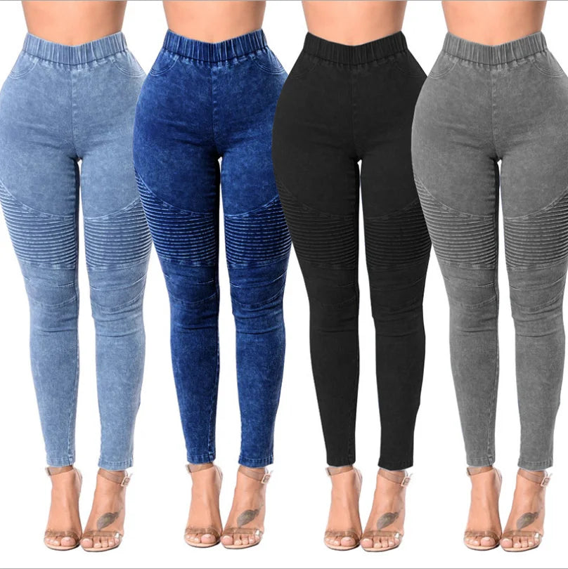 High -waisted women's Jeans Push up