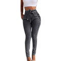 High -waisted women's Push Up jeans