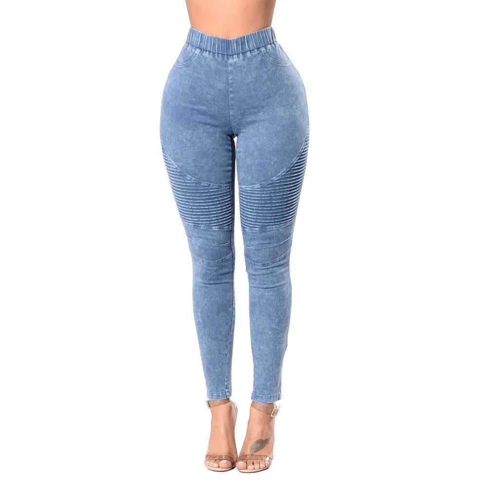High -waisted women's Jeans Push up