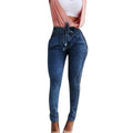 High -waisted women's Push Up jeans