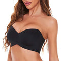 Push up self -supporting bra